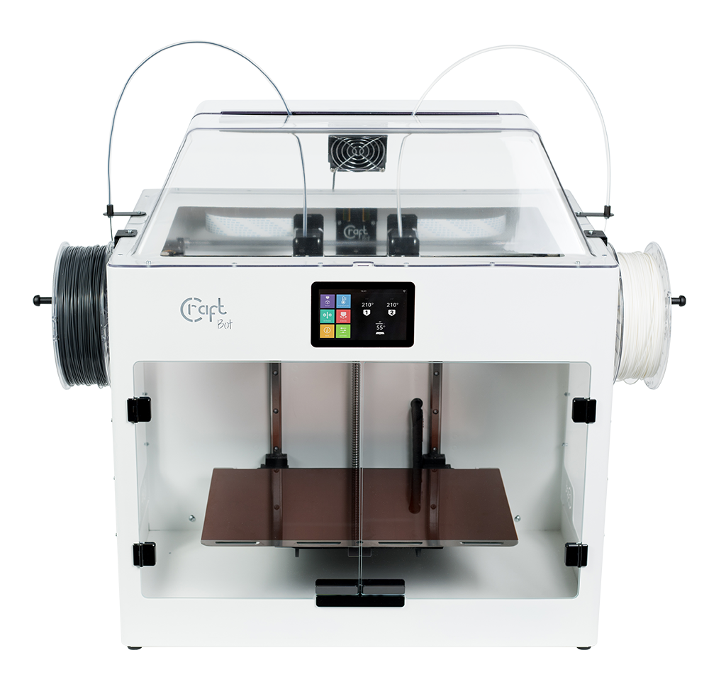 Craftbot Flow Idex 3D Printer - White