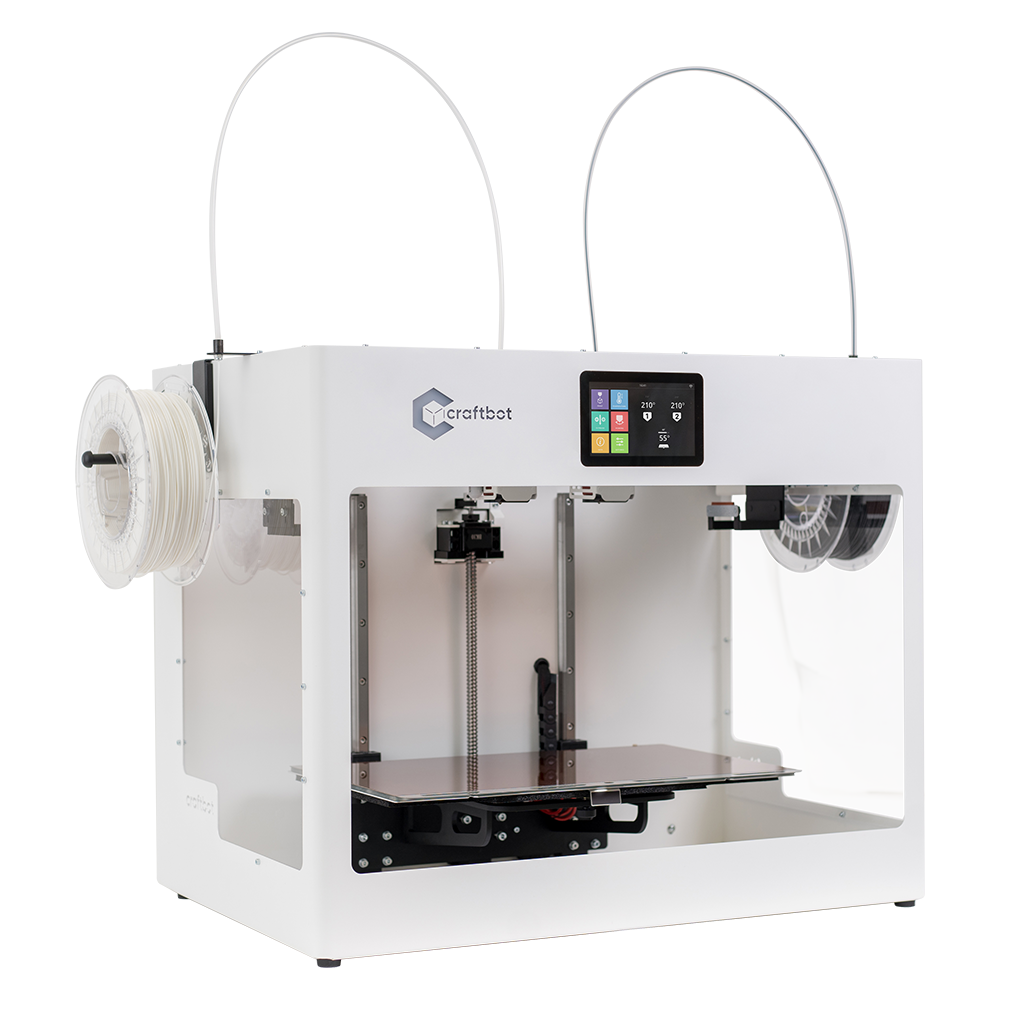 Craftbot Flow Idex 3D Printer - White