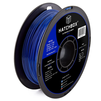 HATCHBOX BLUE PETG FILAMENT - 1.75MM, 1KG SPOOL