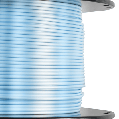 HATCHBOX METALLIC FINISH LIGHT BLUE PLA FILAMENT - 1.75MM, 1KG SPOOL (10 Pack)