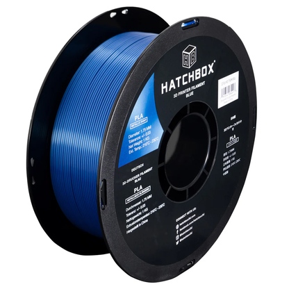 HATCHBOX METALLIC FINISH BLUE PLA FILAMENT - 1.75MM, 1KG SPOOL (5/10 Pack)