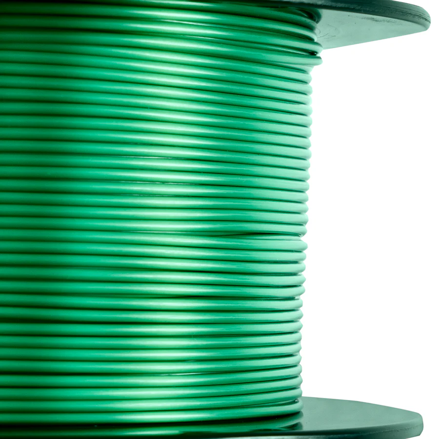 HATCHBOX METALLIC FINISH GREEN PLA FILAMENT - 1.75MM, 1KG SPOOL (5/10 Pack)