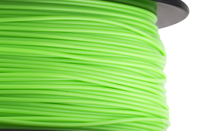 HATCHBOX NEON GREEN PLA FILAMENT - 1.75MM, 1KG SPOOL (10 Pack)