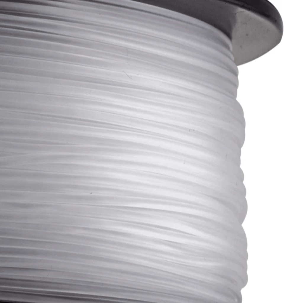 HATCHBOX TRANSPARENT WHITE PLA FILAMENT - 1.75MM, 1KG SPOOL (10 Pack)