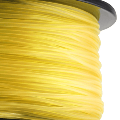 HATCHBOX TRANSPARENT YELLOW PLA FILAMENT - 1.75MM, 1KG SPOOL (10 Pack)