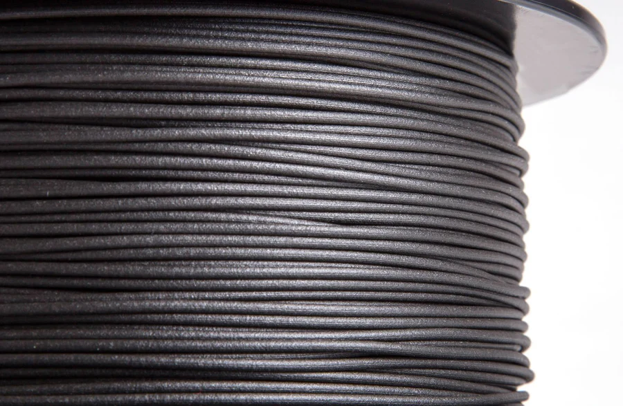 HATCHBOX WOOD BLACK PLA FILAMENT - 1.75MM, 1KG SPOOL (5/10 Pack)