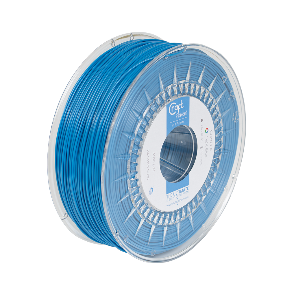 PLA 3D Printer Filament Light Blue 1Kg