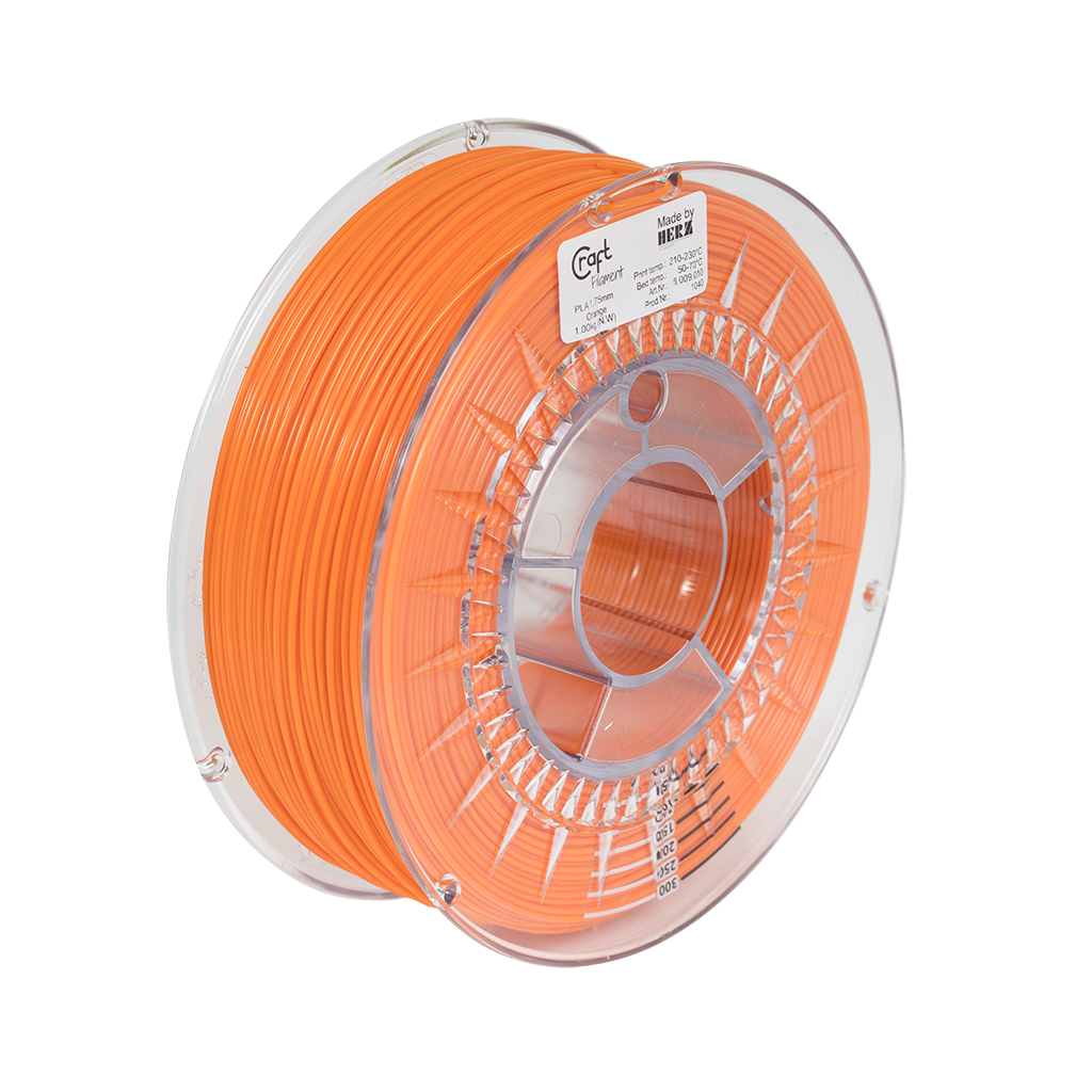 PLA 3D Printer Filament Orange 1Kg