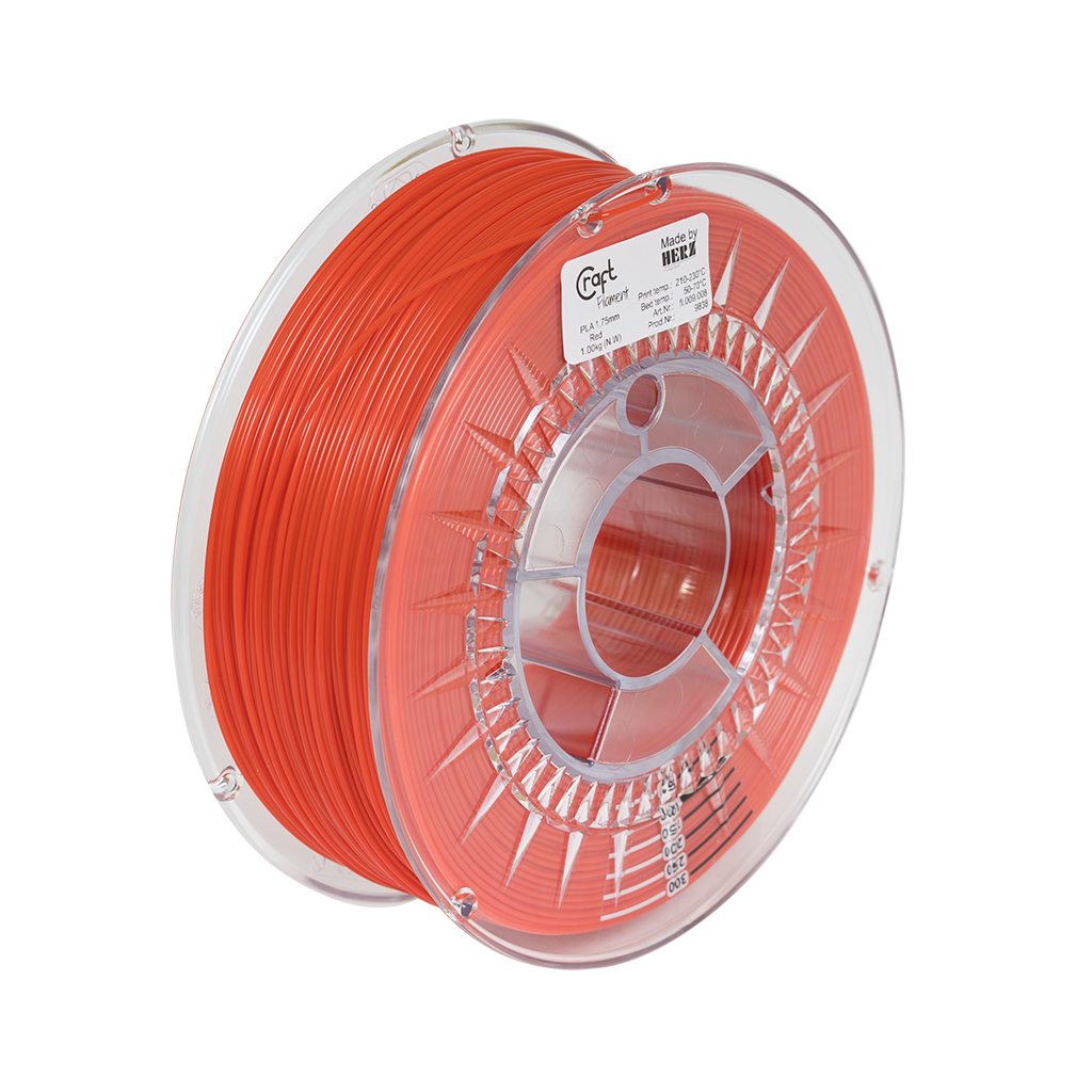 PLA 3D Printer Filament Red 1Kg